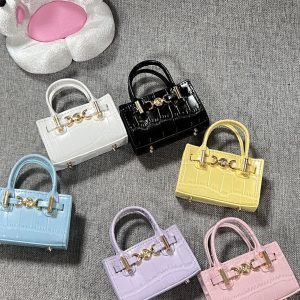 Croc Embossed Mini Bag Charm